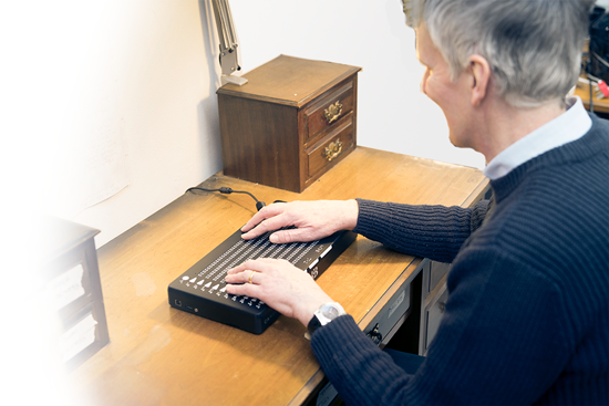 Canute Braille tablet reader